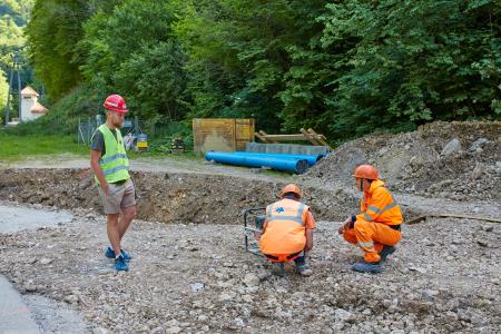 Gradnja cevovodov, junij 2021